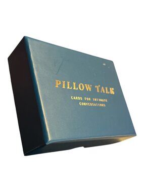 PILLOW TALK Boxed Set of 60 Cards Conversation Starters Intimacy Adult Content